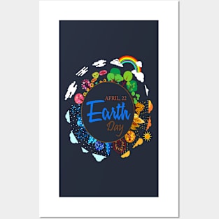 Earth Day the Four Seasons Posters and Art